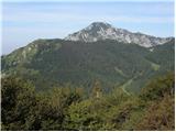 Bohinjsko sedlo - Planina Za Črno goro